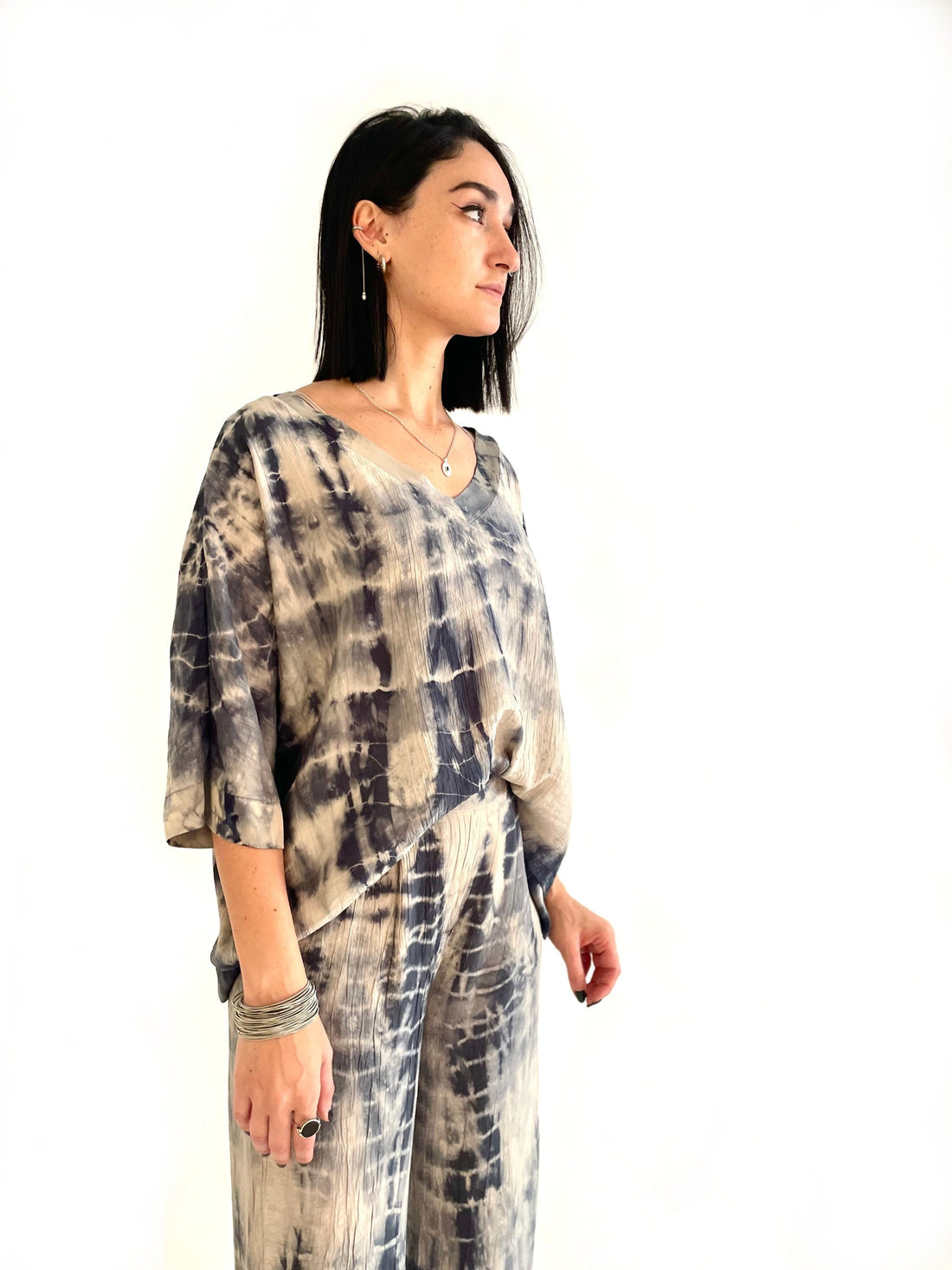 Mathilde top - grey shades