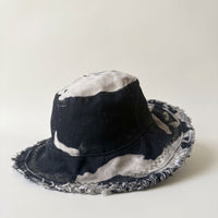 Marble & Embroidery Cotton Hat - Agam