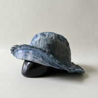 Marble & Embroidery Cotton Hat - Shlompon