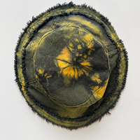 Embroidery & wash Cotton Hat - Or