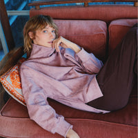 Turtleneck jumper - pink