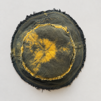 Embroidery & wash Cotton Hat - Or