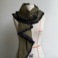 Extra large scarf - Olive