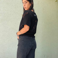 חולצת טי וי - שחור