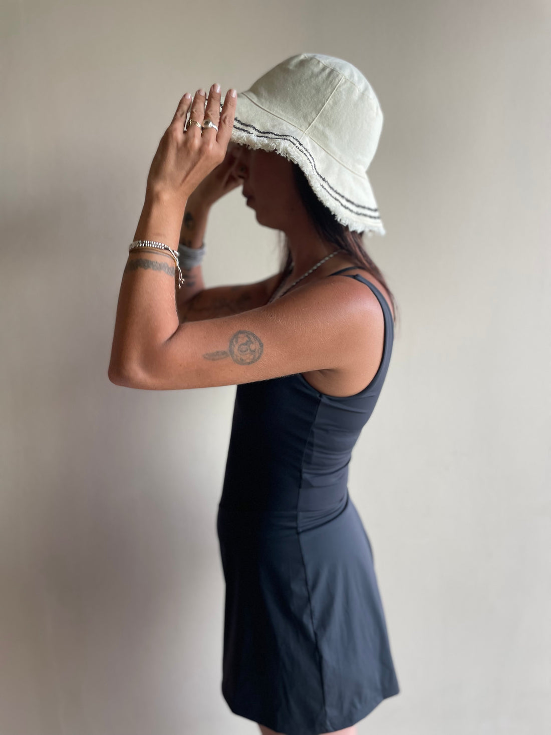 Minimal Sun Hat - Cream