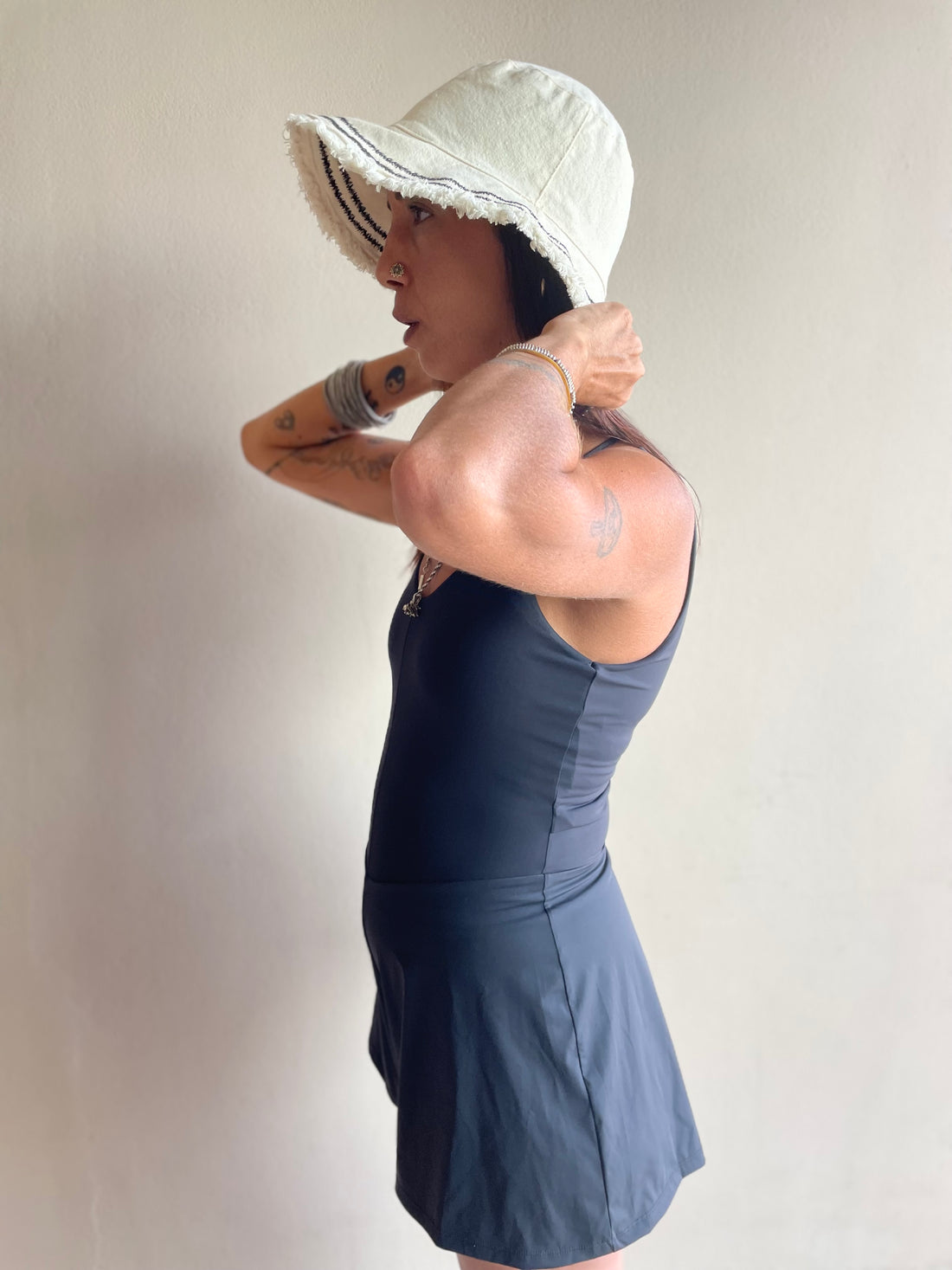 Minimal Sun Hat - Cream