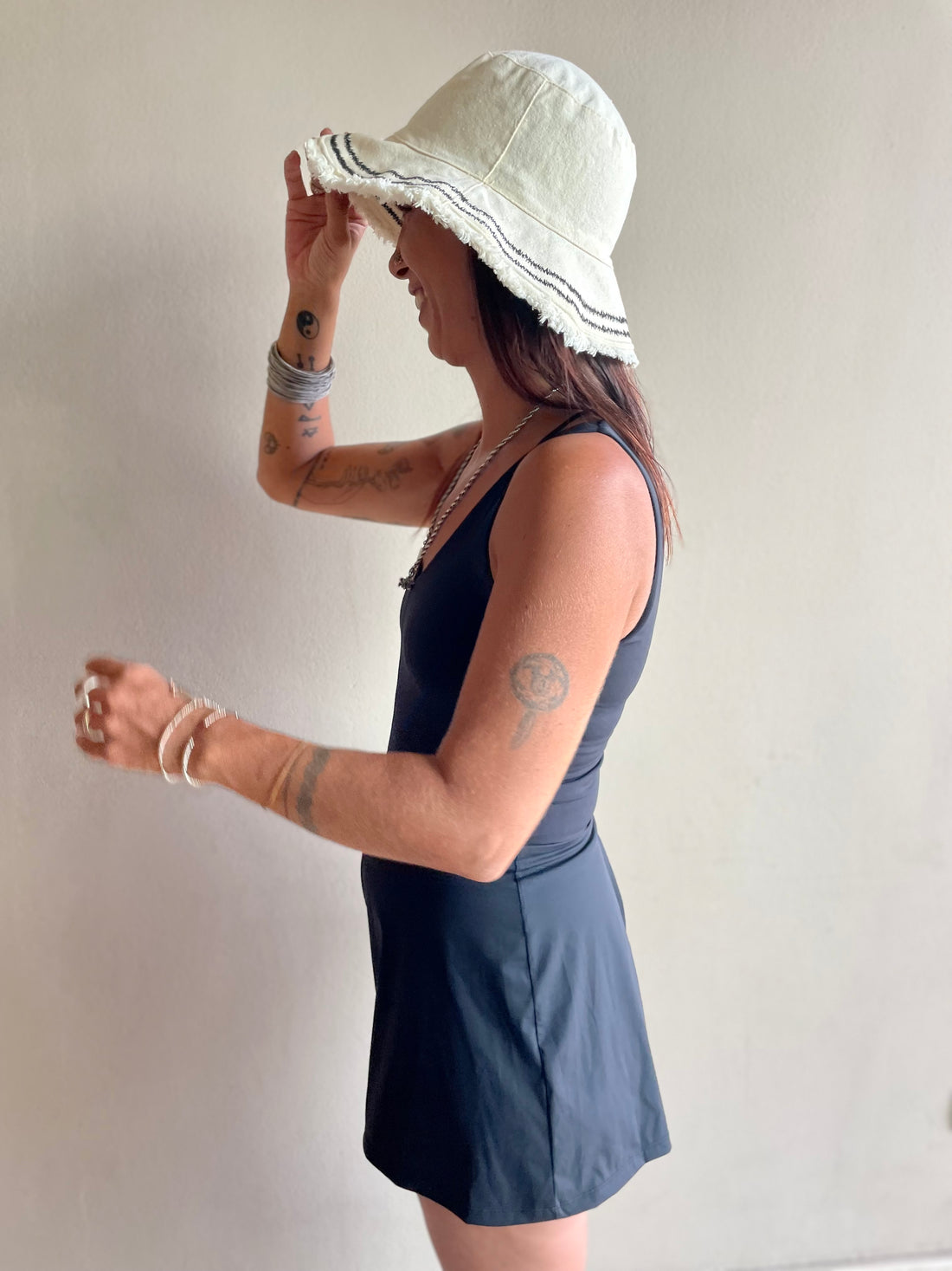 Minimal Sun Hat - Cream