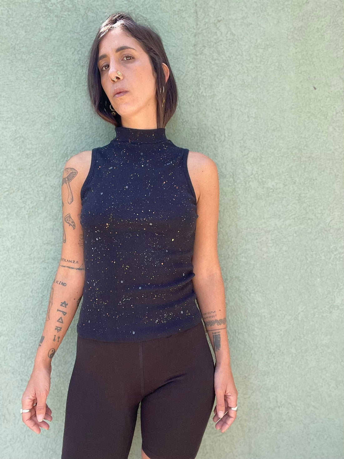 Galaxy Drip Drop - Black