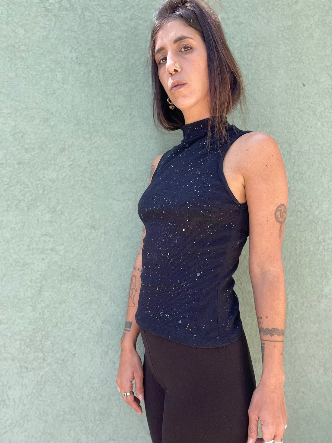 Galaxy Drip Drop - Black