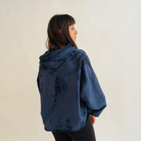 Jersey Cotton Hoodie - Navy