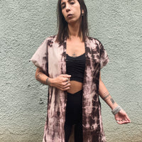 וסט נוודים - חום ווש
