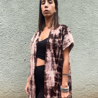 וסט נוודים - חום ווש