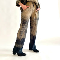 Mathilde Pants - stone & blue
