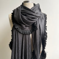 Extra large scarf - Grey