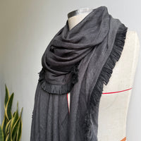 Extra large scarf - Grey