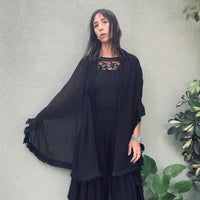 Black Fringe scarf