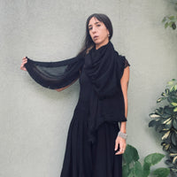 Black Fringe scarf