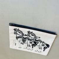 Imperial Horse - canvas zipper case