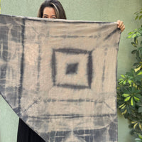 שאל כותנה צביעת שיבורי - אפור