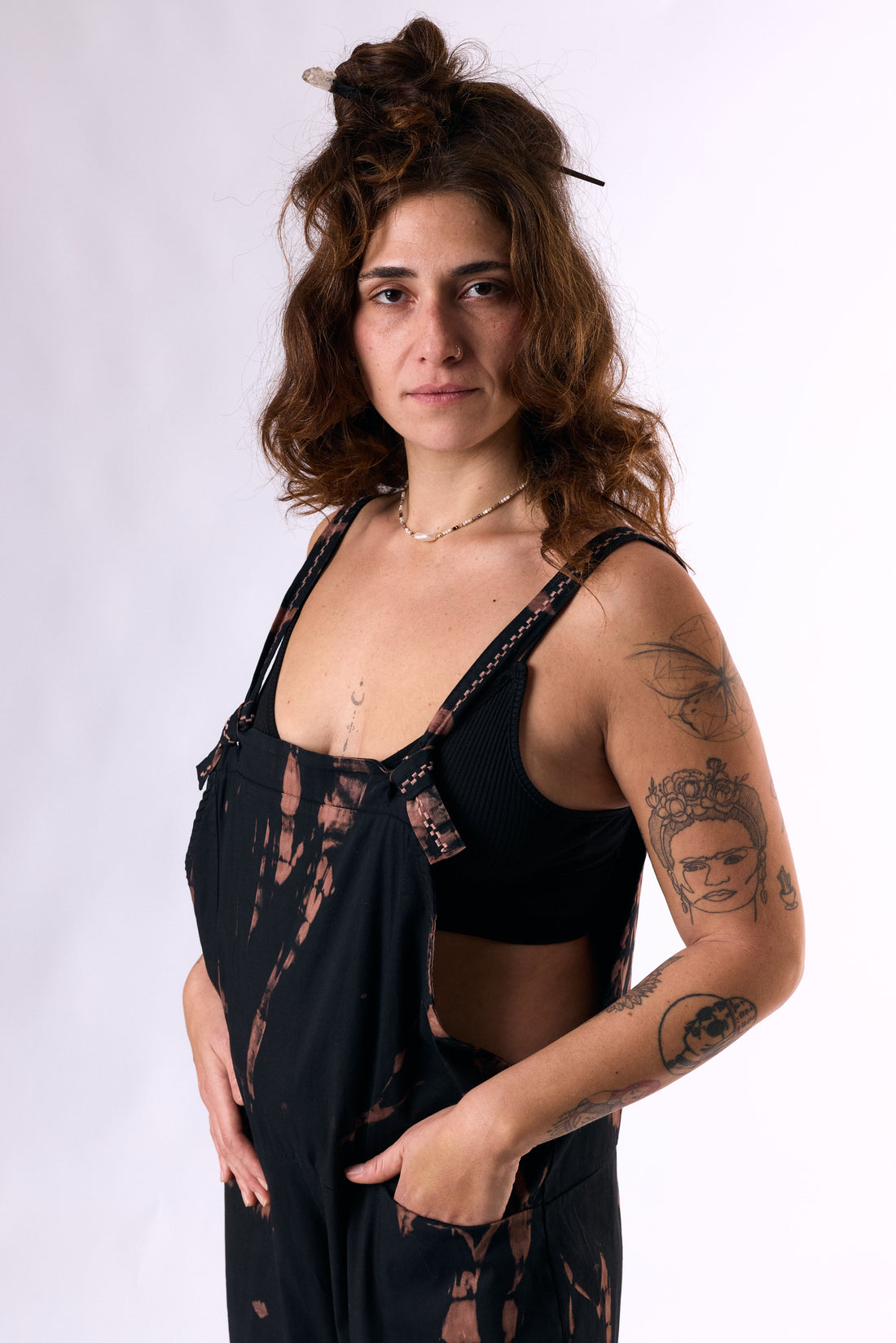 אוברול כותנה רקום - רות