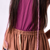 Embroidery Pink Pants