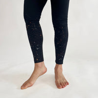 Cotton Leggings - Metallic Galaxy Drip Drop