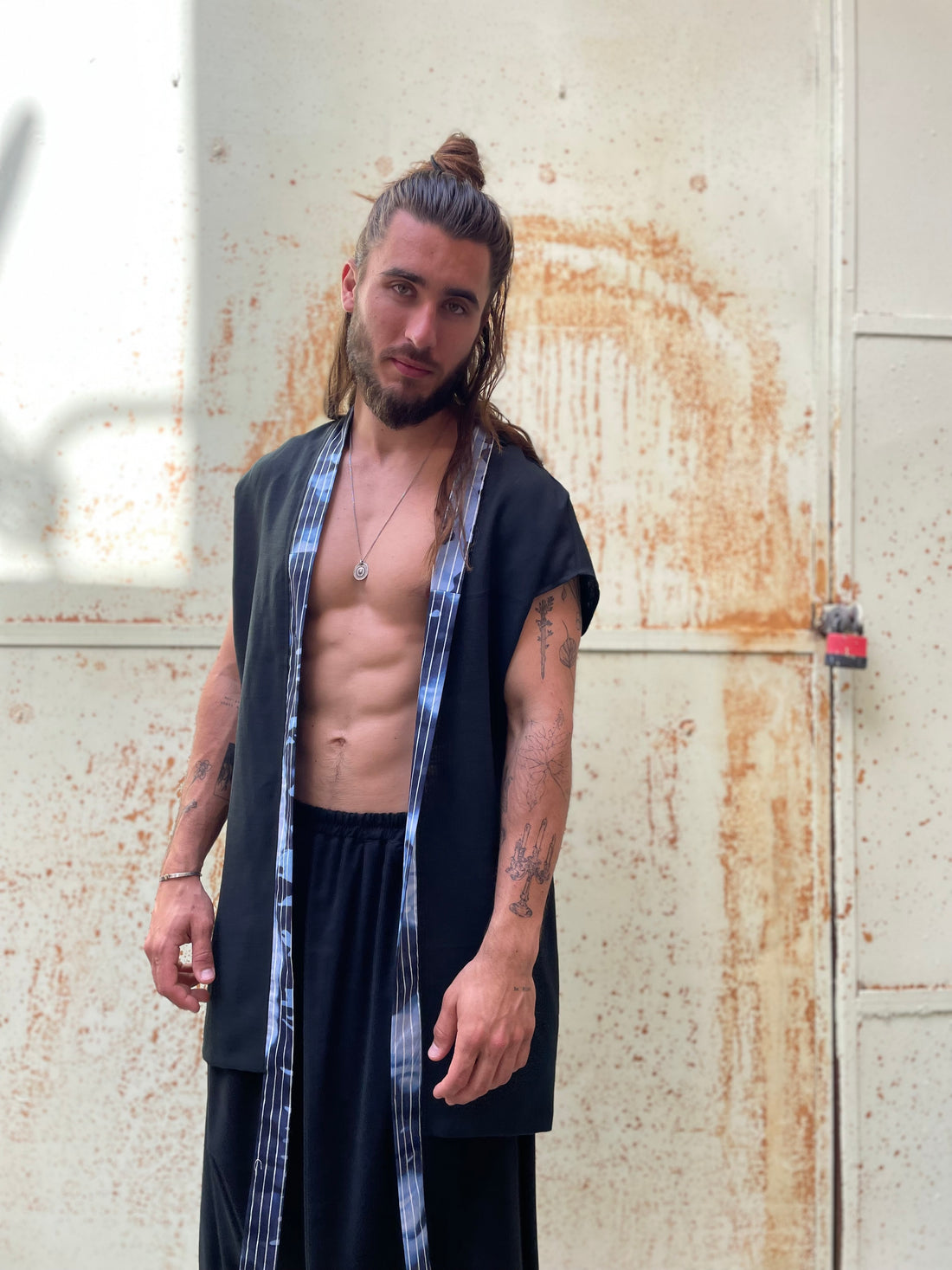 וסט נוודים פשתן