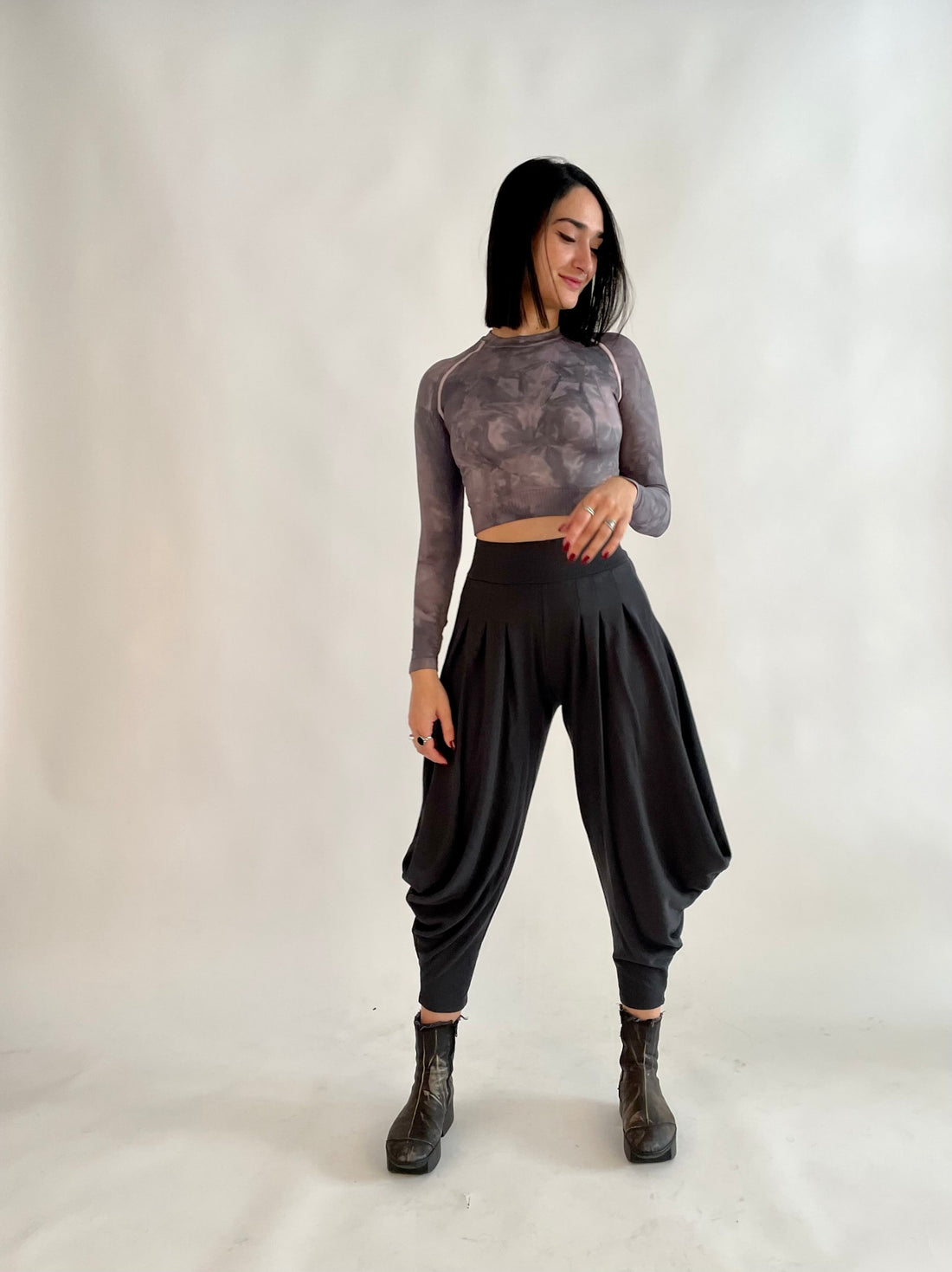 Iris Marble - Crop Top