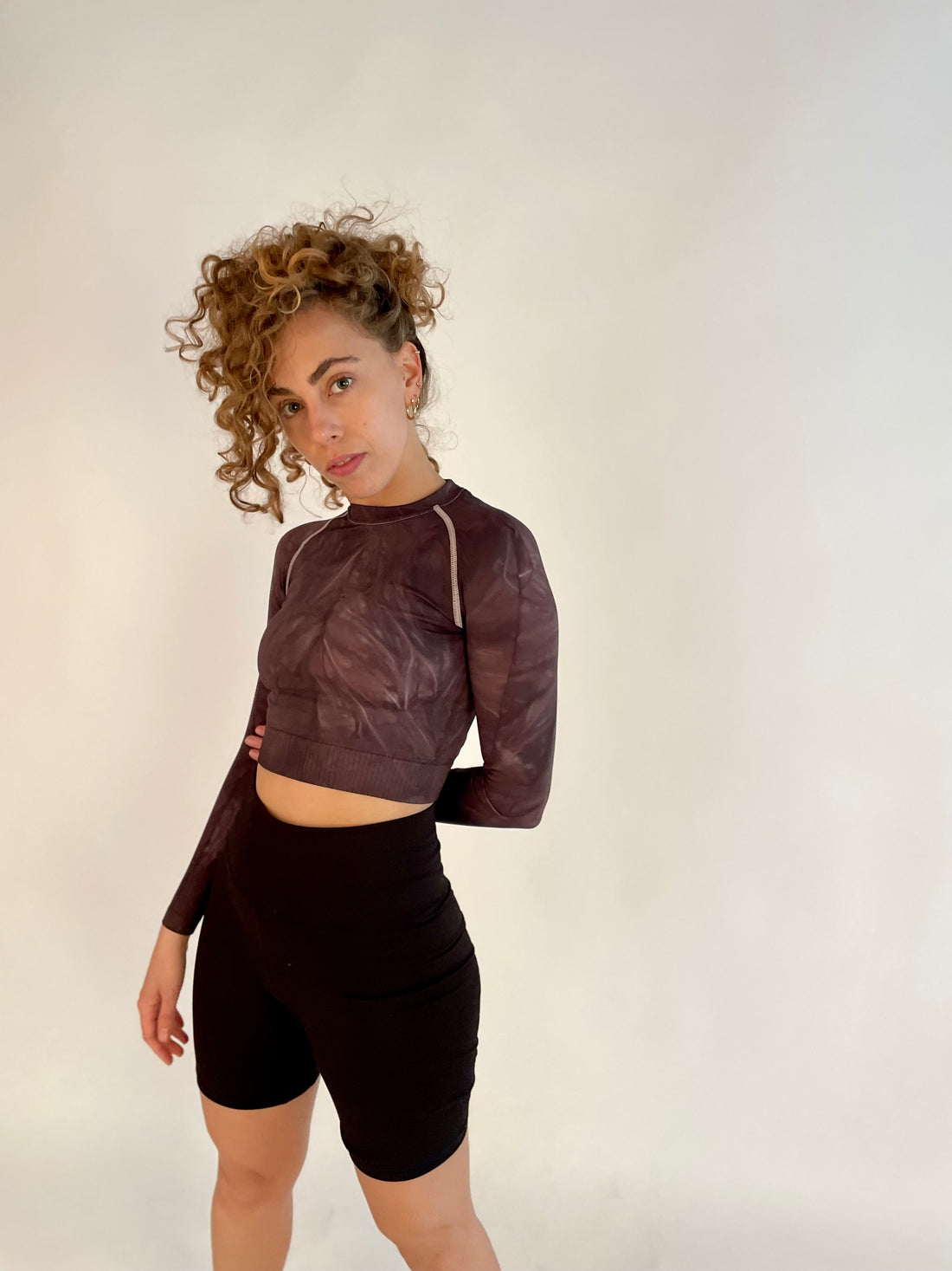 Eggplant Wash - Crop Top
