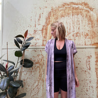 Lilac Brash Dye Nomad Vest