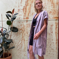 Lilac Brash Dye Nomad Vest