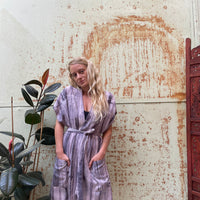Lilac Brash Dye Nomad Vest