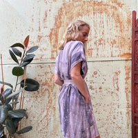 Lilac Brash Dye Nomad Vest