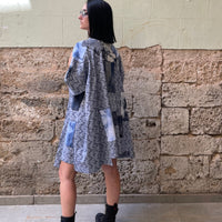 קימונו ג'קארד פאצ'ים
