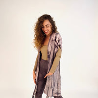 Lilac Brash Dye Nomad Vest