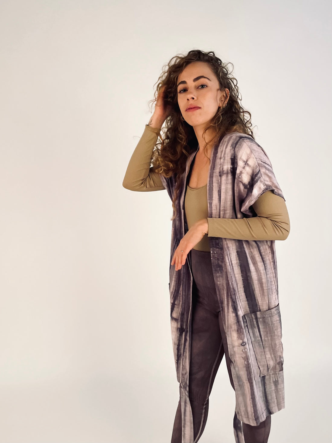 וסט נוודים - סגול לילך