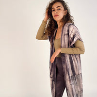 Lilac Brash Dye Nomad Vest