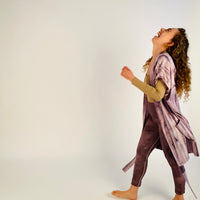 Lilac Brash Dye Nomad Vest
