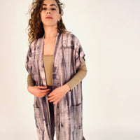 Lilac Brash Dye Nomad Vest