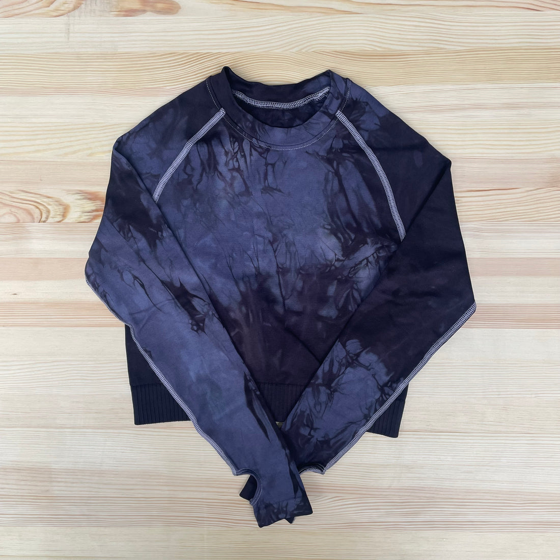 Eggplant tie dye - Crop Top