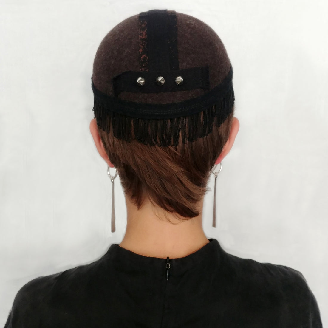 Steampunk Mini Felt Cap