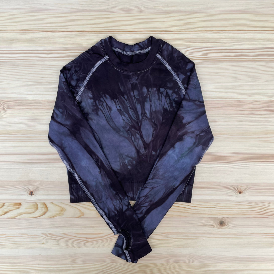 Eggplant tie dye - Crop Top