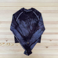 Eggplant tie dye - Crop Top