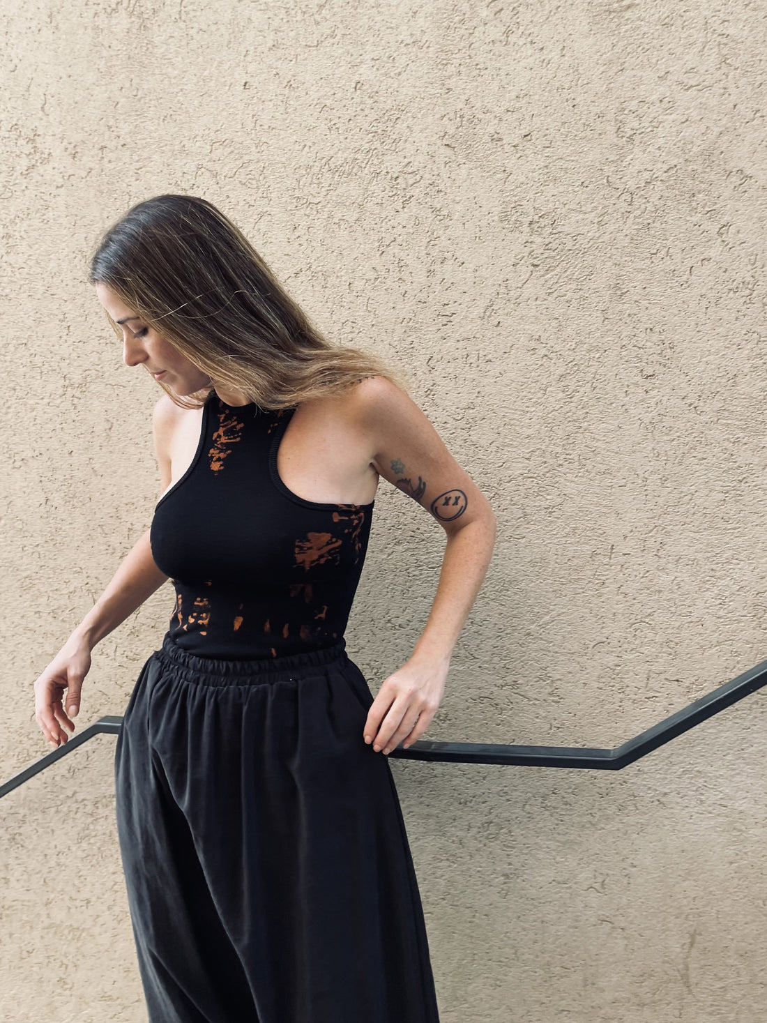 Halter Tank top - Black