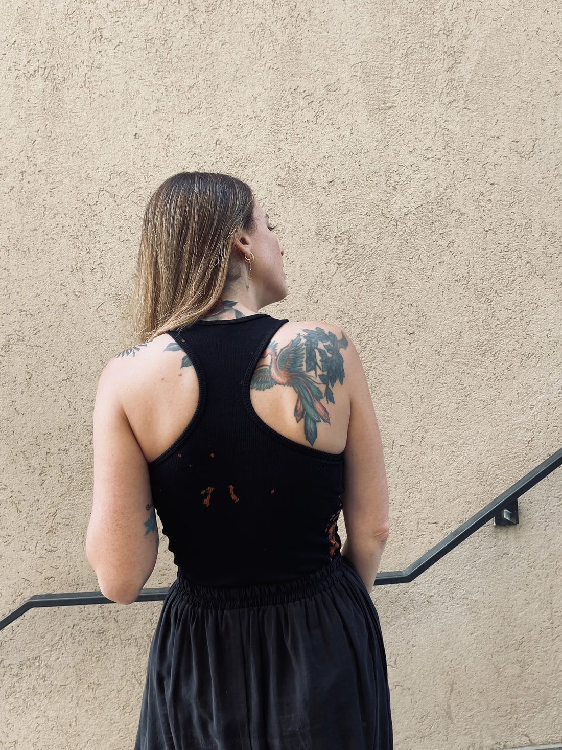 Halter Tank top - Black