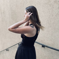 Halter Tank top - Black