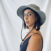 כובע ספארי רקום