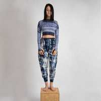 DYED JOGGER PANTS - Blue
