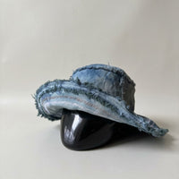 Marble & Embroidery Cotton Hat - Shlompon