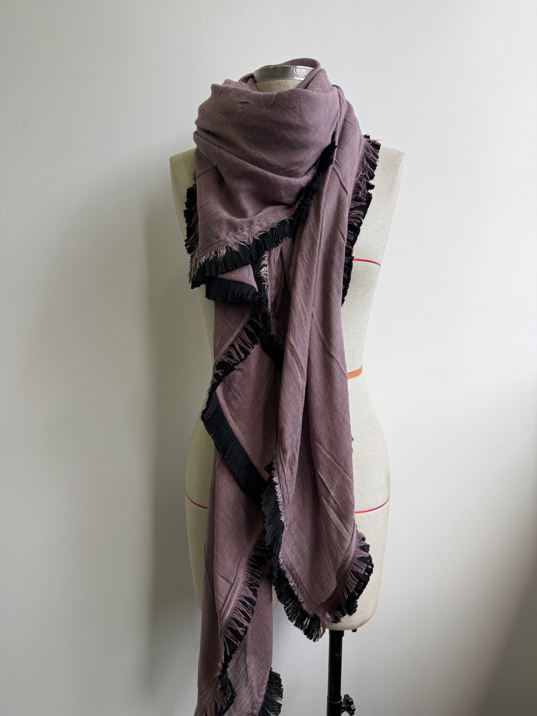 Extra large scarf - Smokey purple